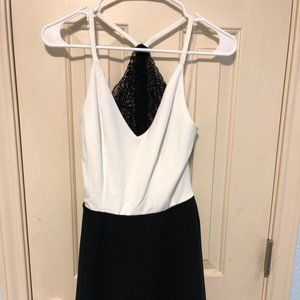 Black and white dress